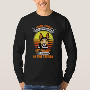 Drei Dinge, die man nicht mit Rat Terrier Funny ve T-Shirt