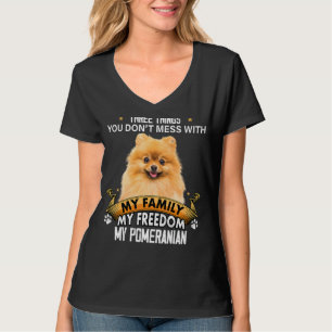 Drei Dinge, die man nicht mit Spitz-Hund verwechse T-Shirt