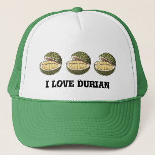 Drei Duran-Früchte grün Truckerkappe