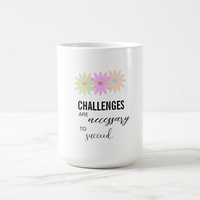Drei einfache Blume Kaffeetasse (Mittel)