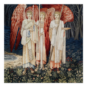 Drei Engel, William Morris Tapestry Poster