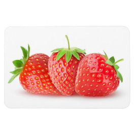 Drei Erdbeeren Magnet