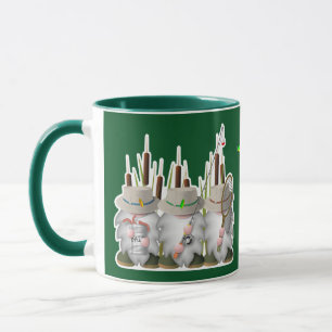 Drei Fangmengen Tasse