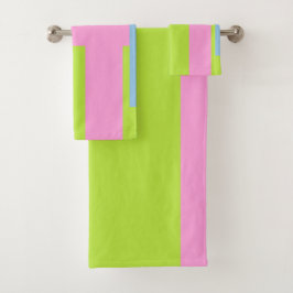 Drei-Farben-Handtuch Badhandtuch Set