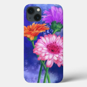 Drei farbige Gerberas iPhone Case