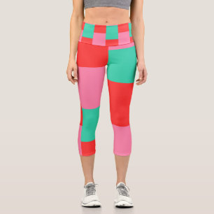 Drei Farbpaletten Stilvoll Capri Leggings