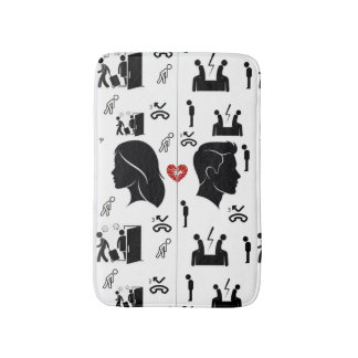Drei fehlende Chancen Bath Mat | Emotionale Décor Badematte