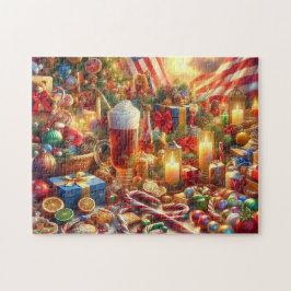Drei Feiertage Herausforderung Jigsaw Puzzle