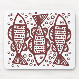 Drei Fische Mousepad