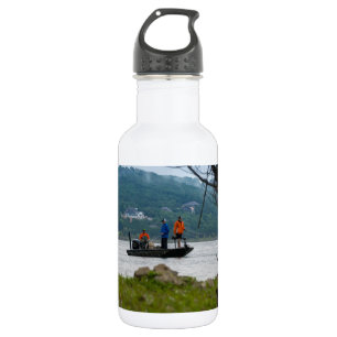 Drei Fischer auf Tafelfelsen, rostfreies Stahlwass Edelstahlflasche