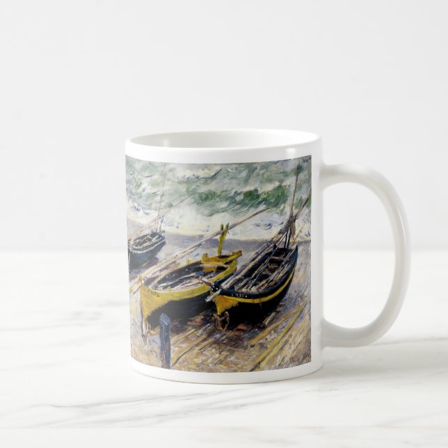 Drei Fischerboote Kaffeetasse (Rechts)