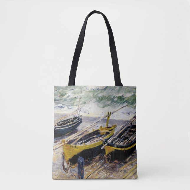 Drei Fischerboote Tasche (Vorderseite)