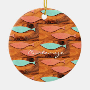 Drei Fischmuster Thunder_Cove Keramik Ornament