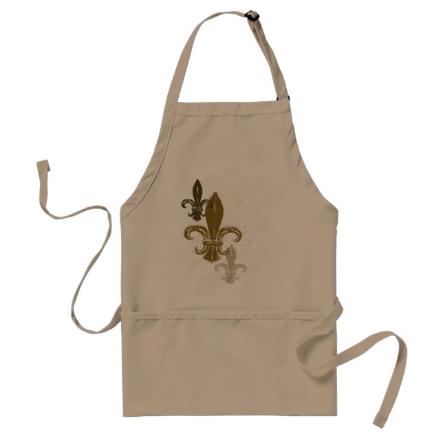 Drei Fleur De Lis Schürze (Vorne)
