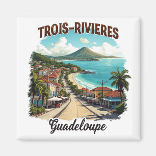 DREI-FLÜSSE GUADELOUPE MAGNET