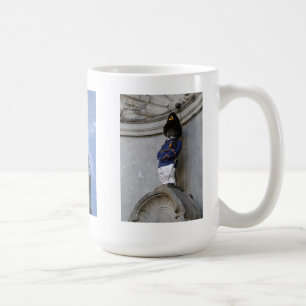 Drei Fotos Brüssel Kaffeetasse