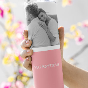 Drei Fotos Happy Valentines Day Thermosbecher