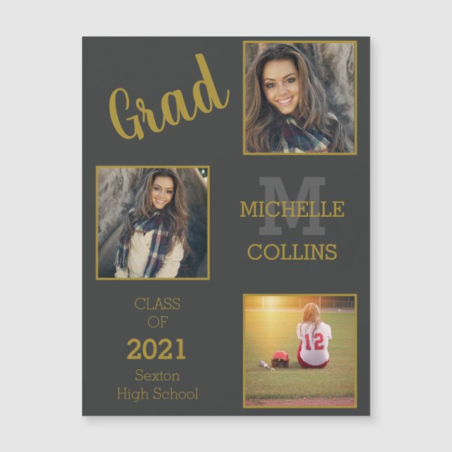 Drei Frames einfacher Abschluss Magnetkarte (Vorderseite)