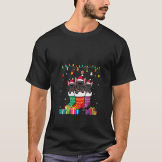 Drei französische Bulldog-Frauen in Sock Funny Boy T-Shirt