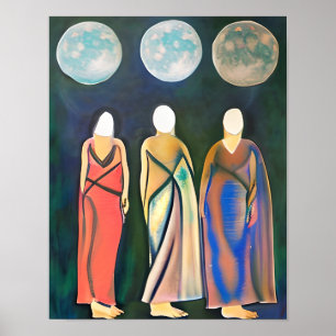 Drei Frauen, drei Monde Poster