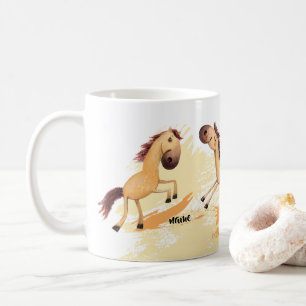 Drei Freunde Pony. Beste Freunde für immer. Kaffeetasse