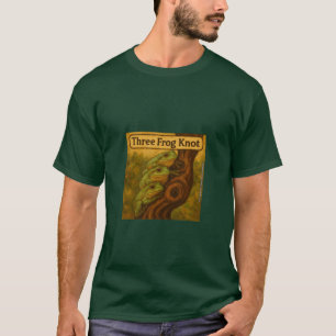 Drei-Frosch-Knoten – Whimsische Amphibien-Wortspie T-Shirt