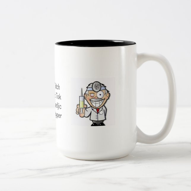 Drei Frühlings-GeistesAsyl Zweifarbige Tasse (Rechts)