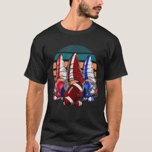 Drei Fußballspiele Fußball Fußball Gnome Sport Foo T-Shirt