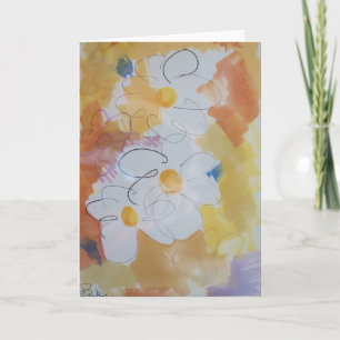 Drei Gänseblümchen notecard durch Brad Hines Karte