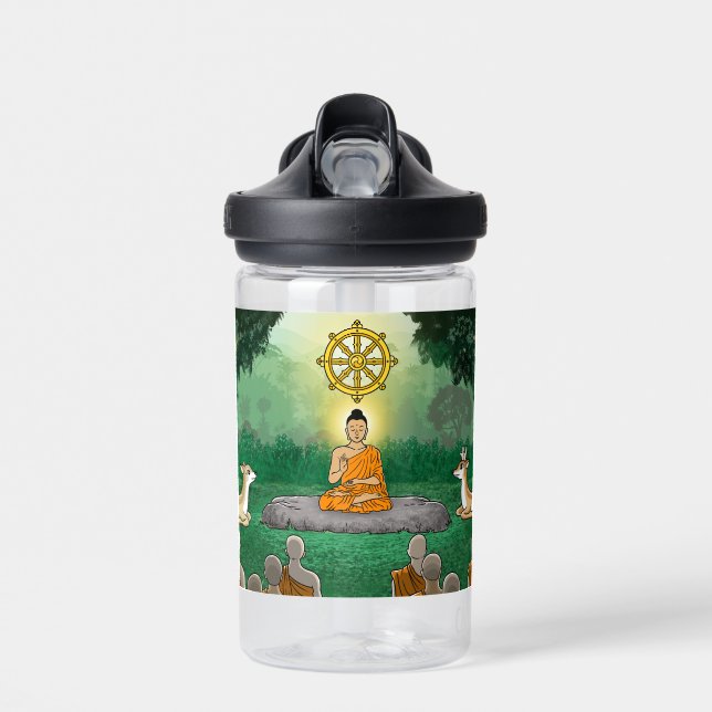 Drei Gemische: Buddha, Dharma, Sangha Trinkflasche (Vorne)