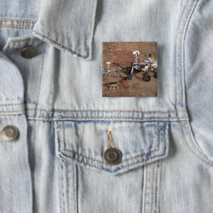 Drei Generationen von Mars-Rover. Button