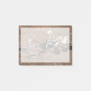 Drei Generationen von Mars-Rover. Post-it Klebezettel