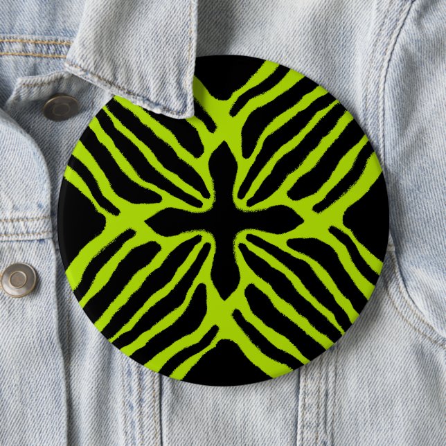 Drei gestreifte Giftkröte Button (Beispiel)