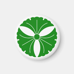 Drei Ginkgoblätter Magnet