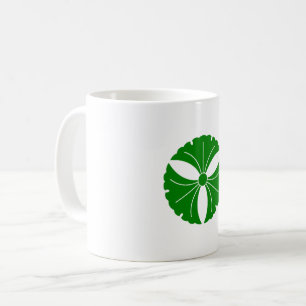 Drei Ginkgoblätter Tasse