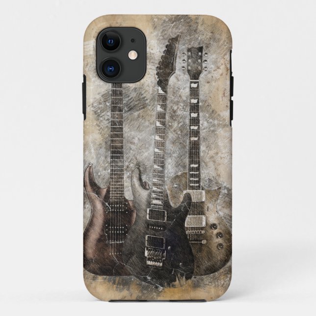 Drei Gitarren Case-Mate iPhone Hülle (Rückseite)