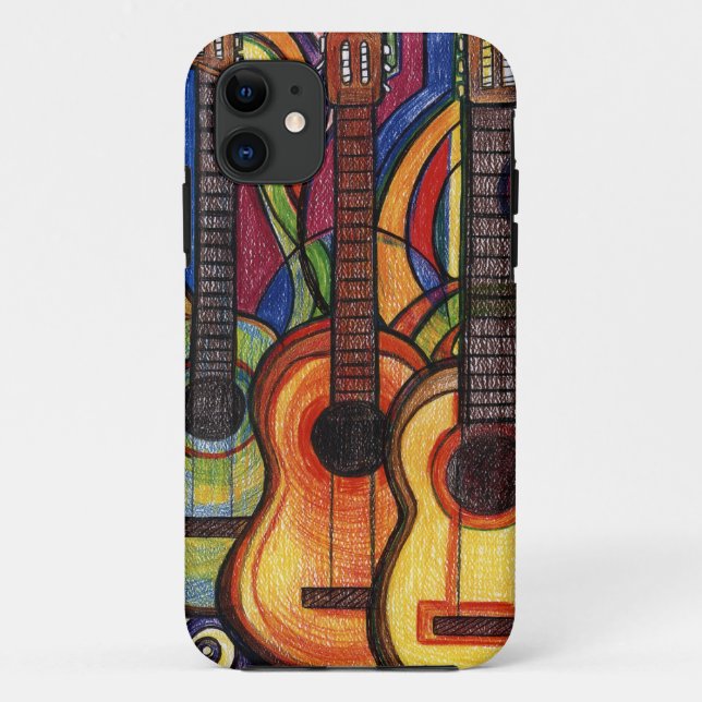 Drei Gitarren Case-Mate iPhone Hülle (Rückseite)