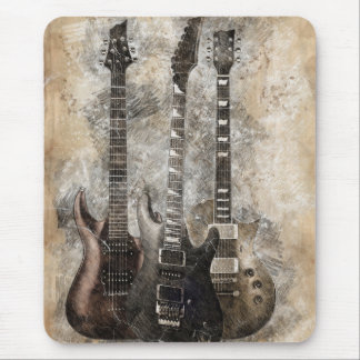 Drei Gitarren Mousepad