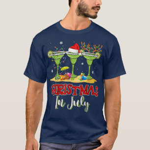 Drei Gläser Margarita Funny Drink Weihnachten in T-Shirt