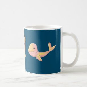 Drei glückliche kleine Wale Tasse
