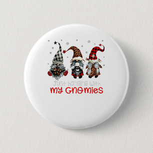 Drei Gnome in roten Weihnachten, nur mit meinen Button