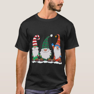 Drei Gnomes Winter Matching Family Gnome Christma T-Shirt