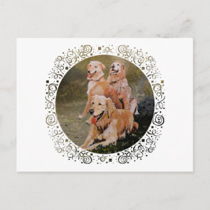 Drei goldene Generationen Postkarte