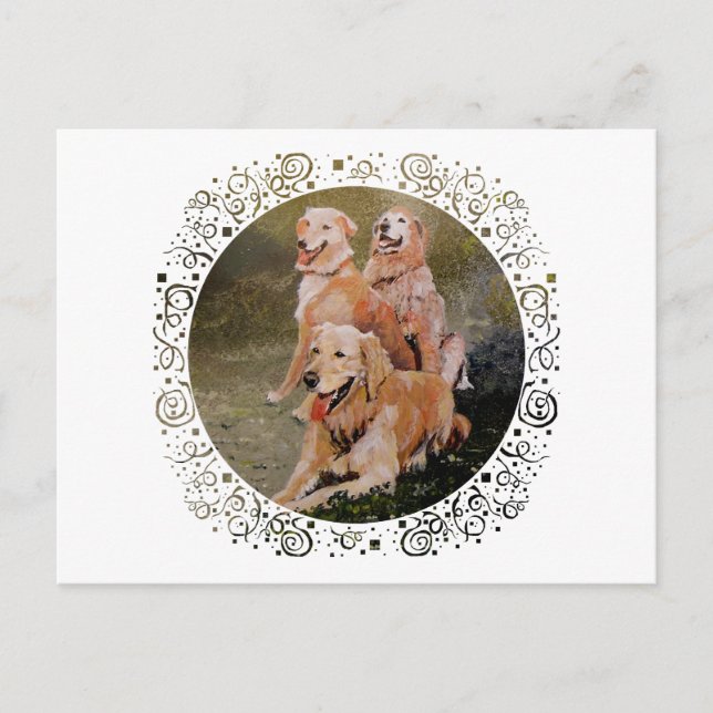 Drei goldene Generationen Postkarte (Vorderseite)