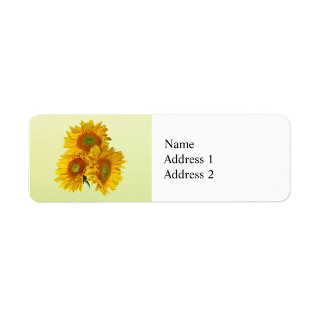Drei goldene Sonnenblumen (Vorne)