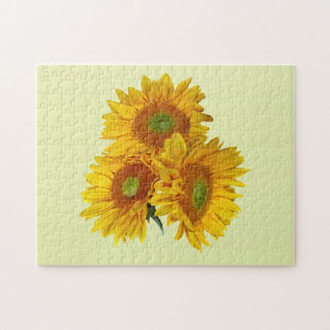 Drei goldene Sonnenblumen (Horizontal)