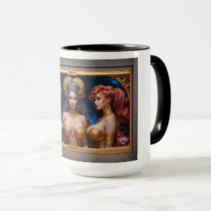 Drei Graces griechischer Mythologie von Xzendor7 Tasse