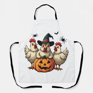 Drei grimmige Halloween-Bauer Schürze