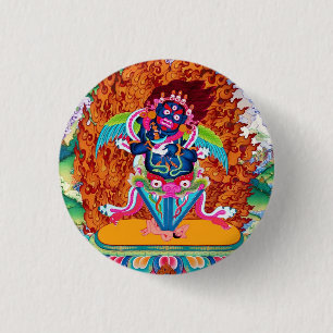 Drei große Heilige Cooles orientalisches Dorje Ph Button