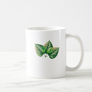 drei grüne Blätter für T - Shirt Kaffeetasse